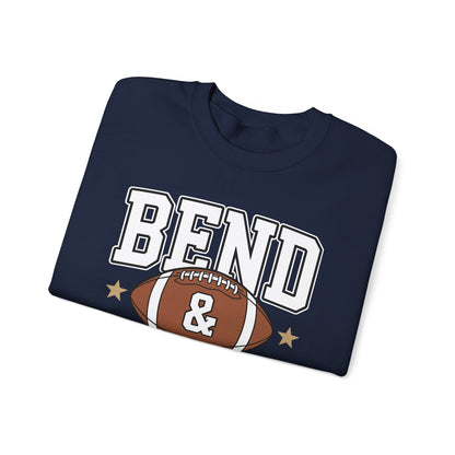 Funny Game Day Touchdown Season Cute Bend and Snap Football Sweatshirt