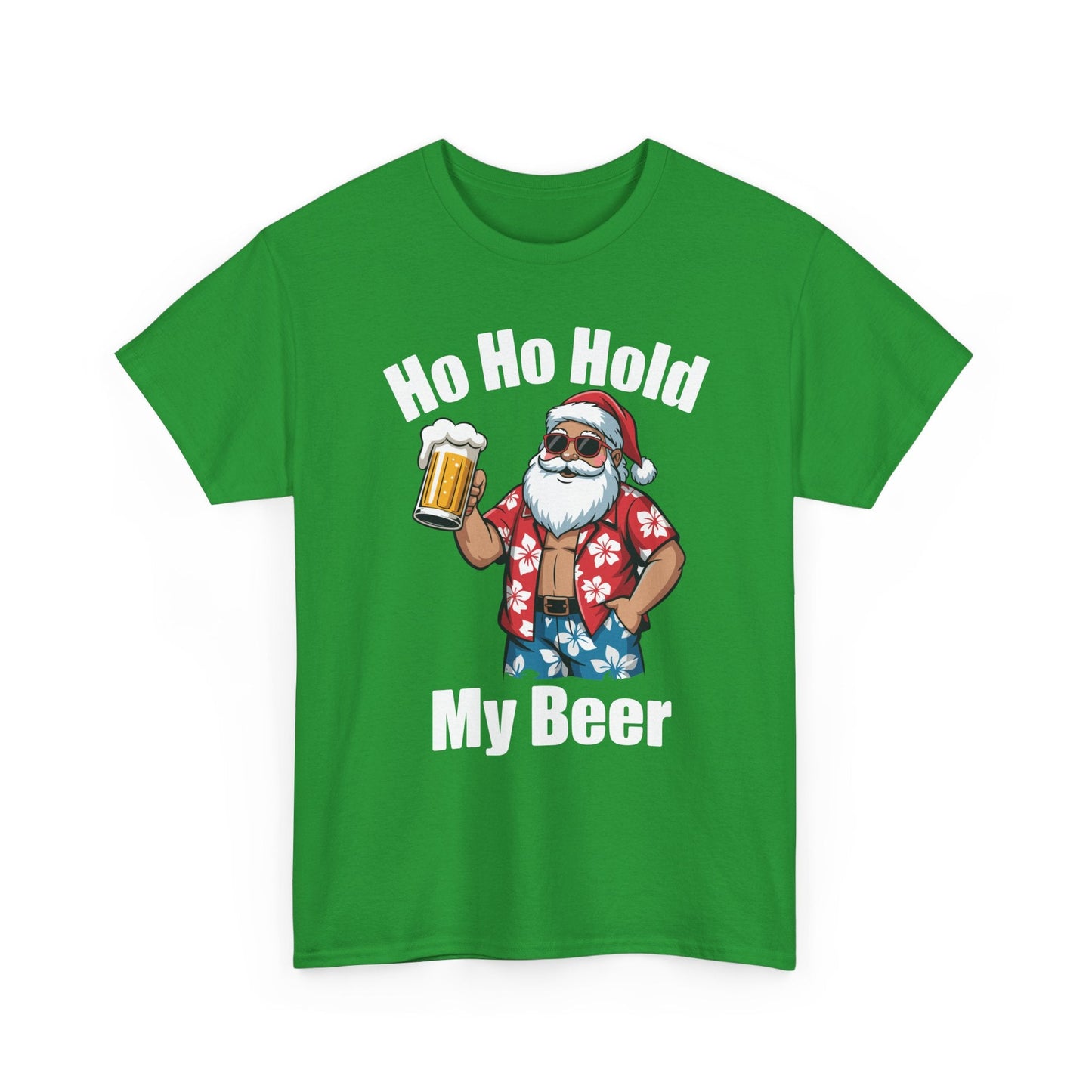 Funny Santa With Sunglasses And Beer Christmas in July T-Shirt