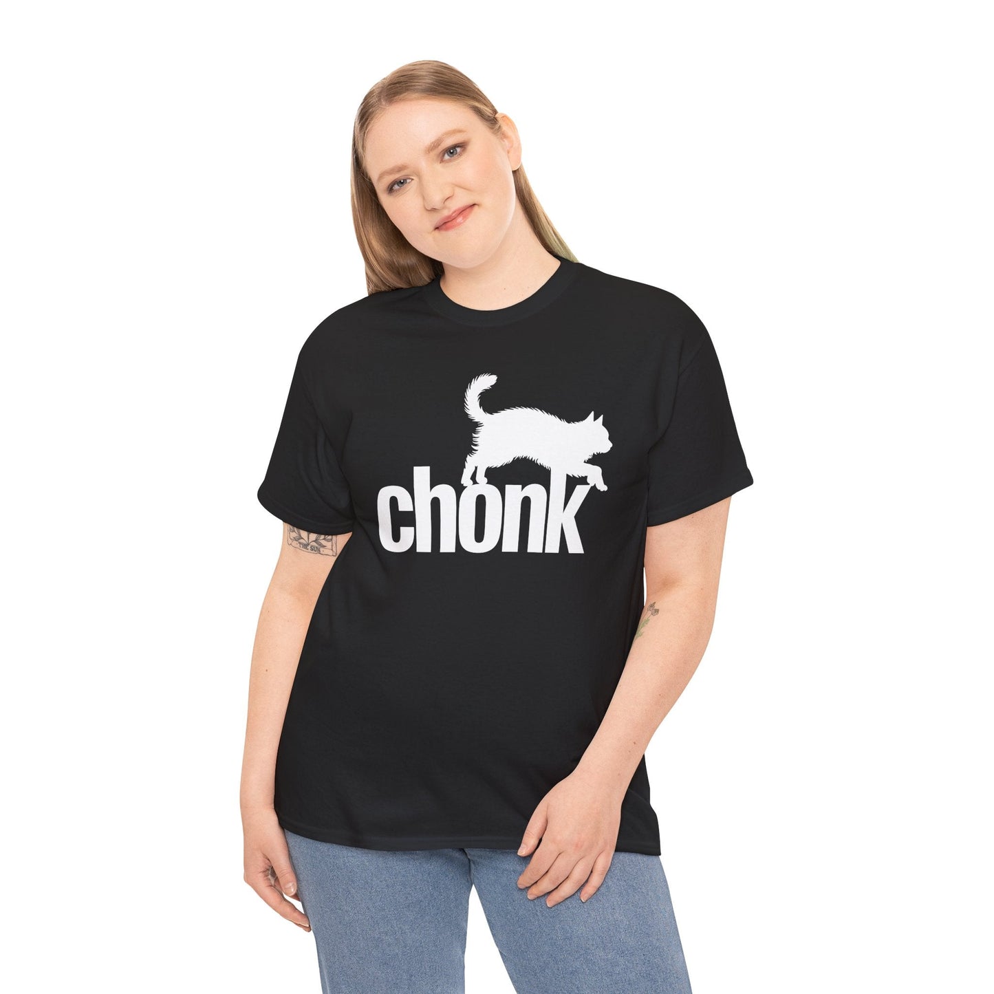 Chonk Cat Meme Funny T-Shirt