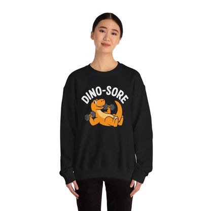 Gym Workout Dino Sore Exercise Fitness Boys Women Men Sweatshirt