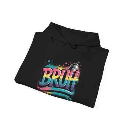 Bruh Graffiti Funny Saying Street Art Meme Men Boys Kids Hoodie