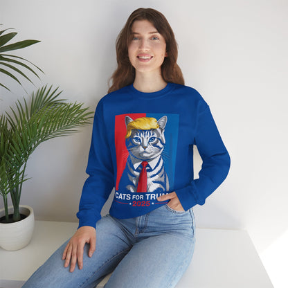 Cats For Trump 2025 Funny Tee For Vance Trump Sweatshirt