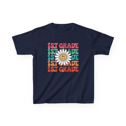 Groovy 1st Grade Back To School First Day of First Grade T-Shirt