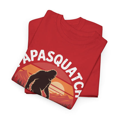 Retro Papa Squatch Like A Grandpa Funny Bigfoot Sasquatchy T-Shirt
