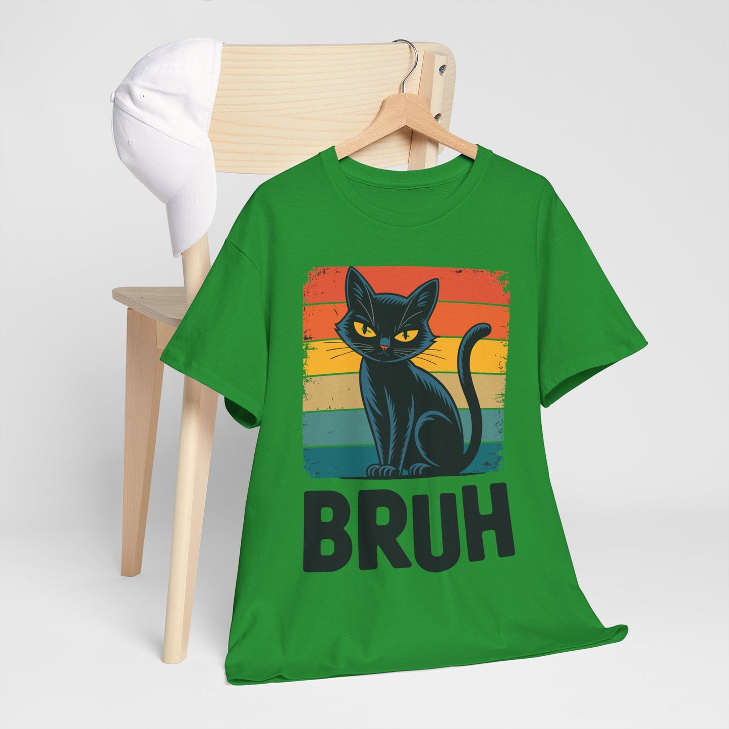 Funny Cat Bruh For Teens Boys Girls Men Women Meme Graphic T-Shirt
