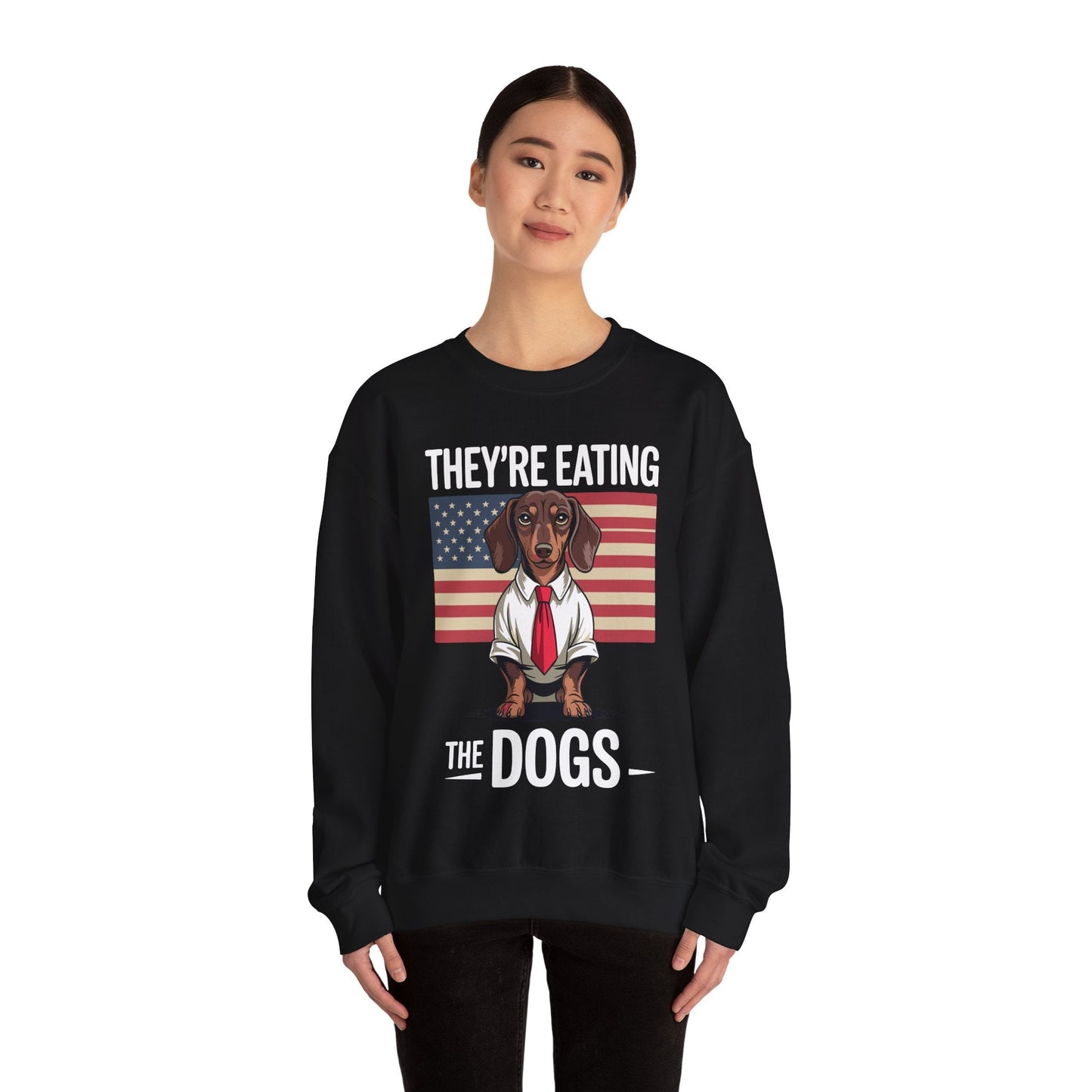 They're Eating the Dogs Trump Hot Dog Sweatshirt