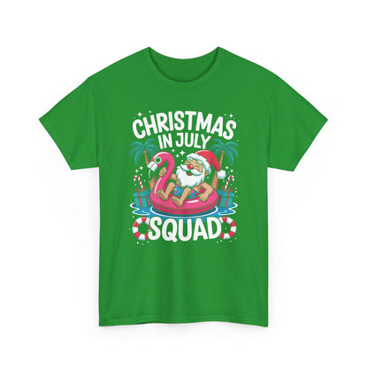 Christmas In July 2025 Squad Summer Beach Vacation Xmas Cool T-Shirt