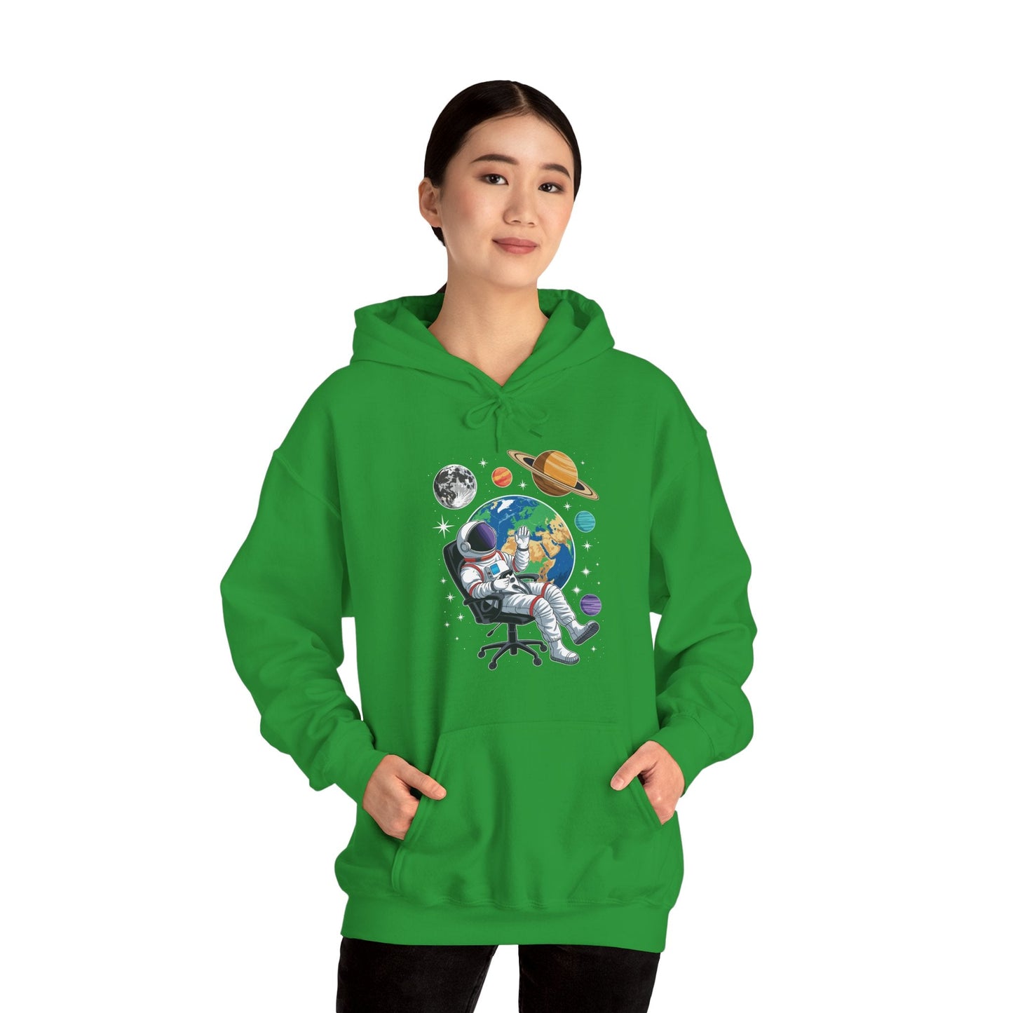 Astronaut Gamer Space Gaming System Planets Hoodie