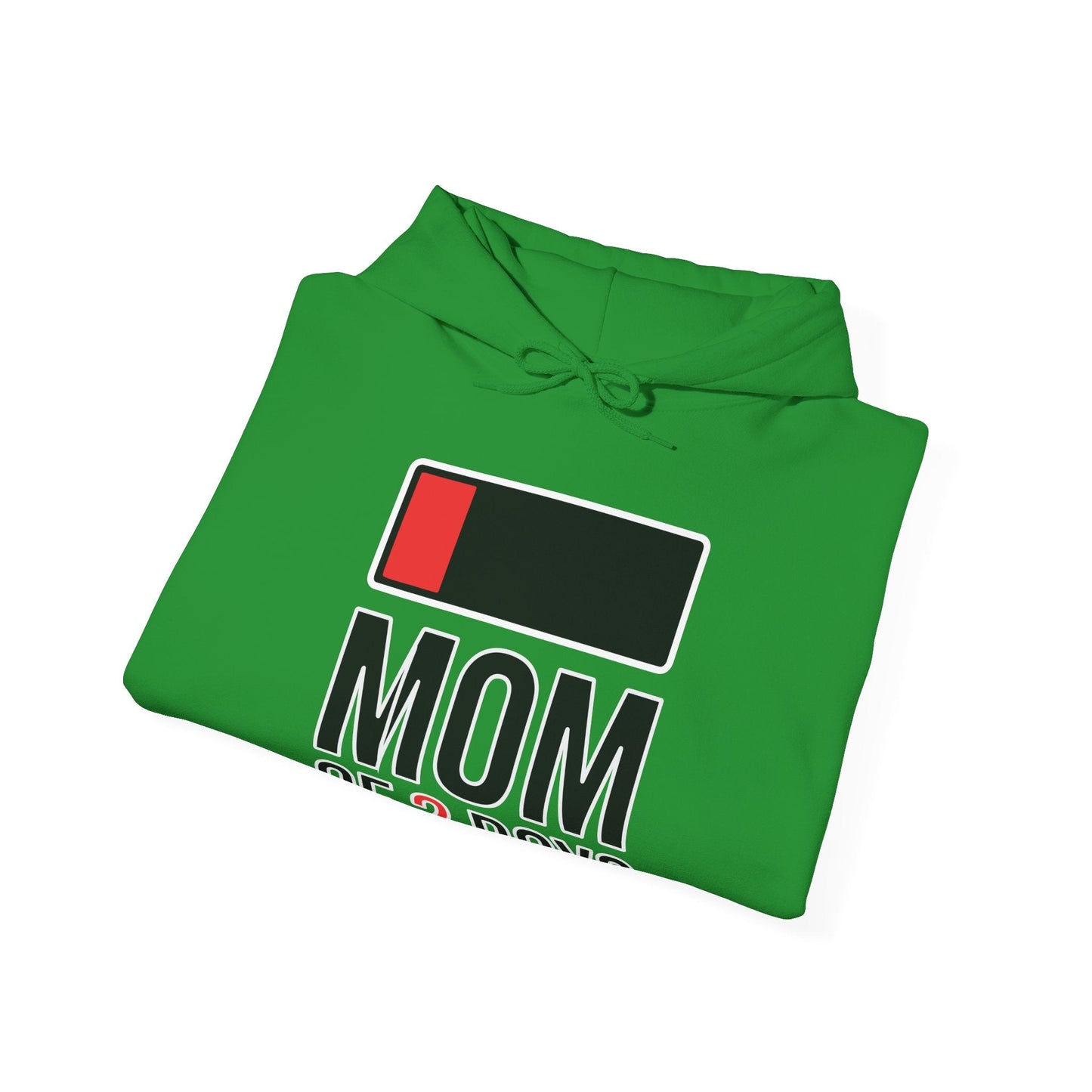 Mom of 2 Boys Gift from Son Mothers Day Birthday Women Hoodie