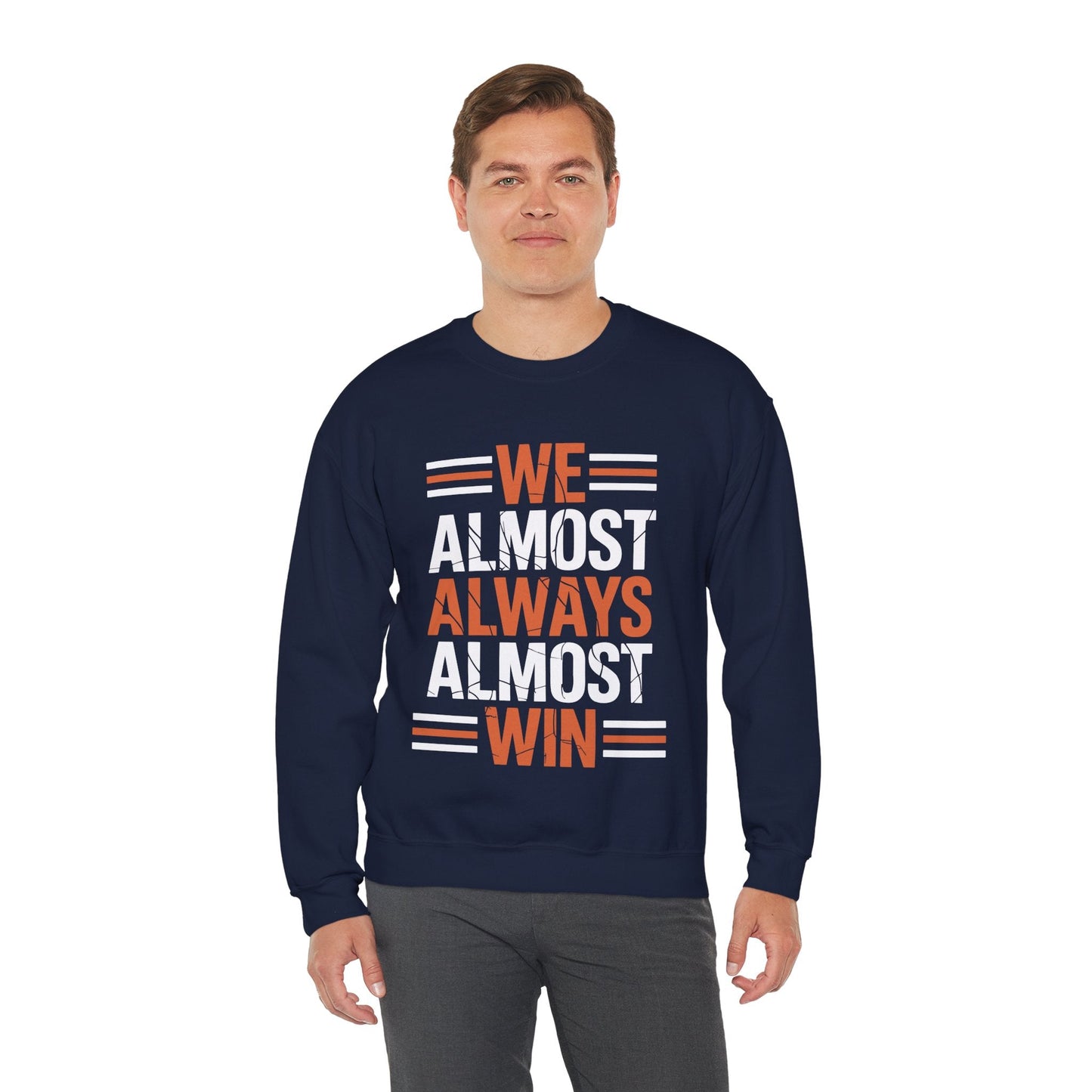 Funny Cleveland Throwback We Almost Always Almost Win Football Fans Lovers Sweatshirt