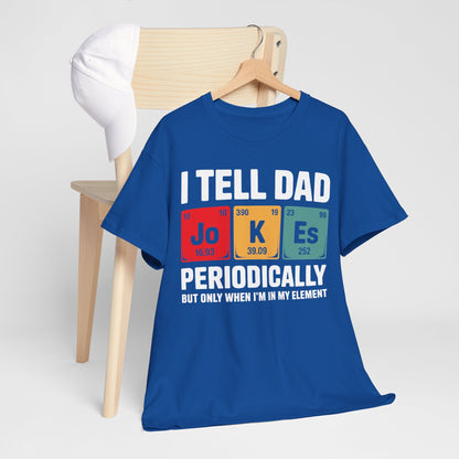 I Tell Dad Jokes Periodically Element Vintage Father's Day T-Shirt