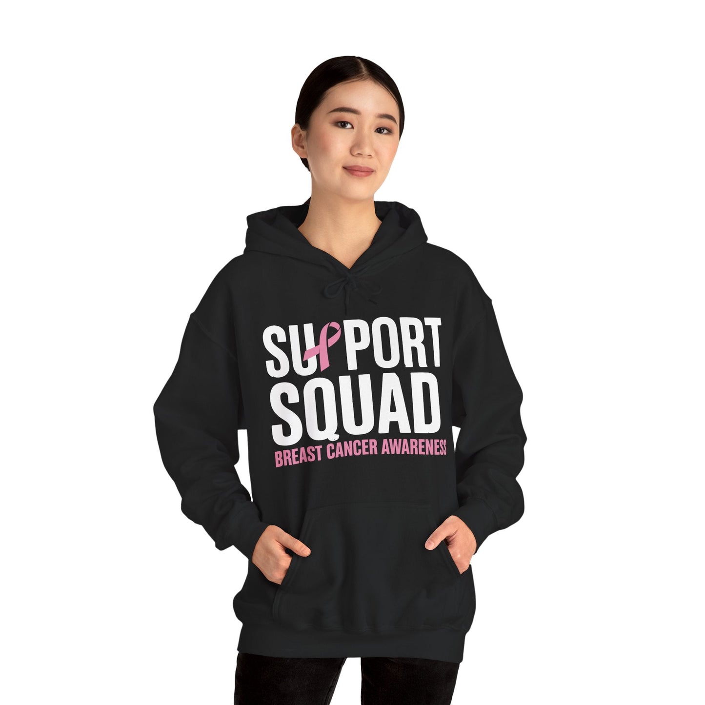 Breast Cancer Shirts Support Squad Breast Cancer Awareness Hoodie