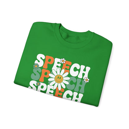 Speech Therapy Retro Speech Language Pathologist Therapist Sweatshirt