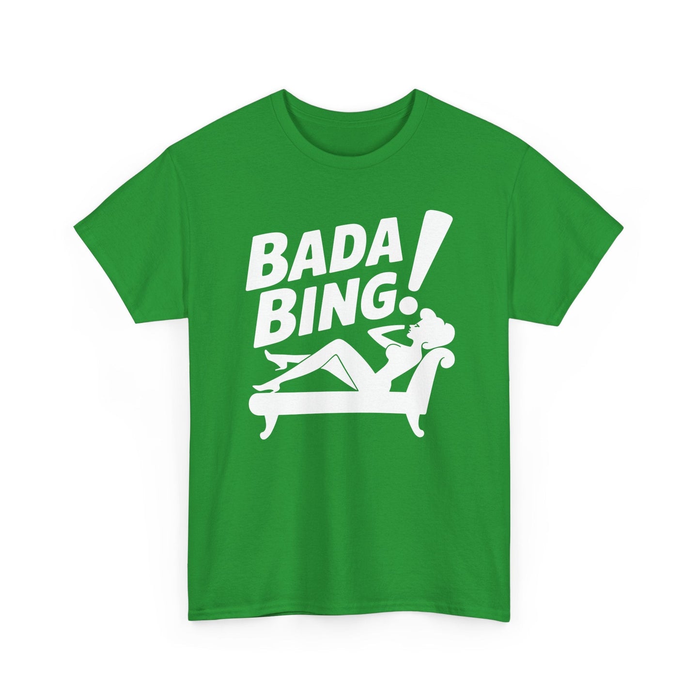 Funny Vintage Bada Sarcastic Bing Retro Sexy Girl Bada Bam T-Shirt