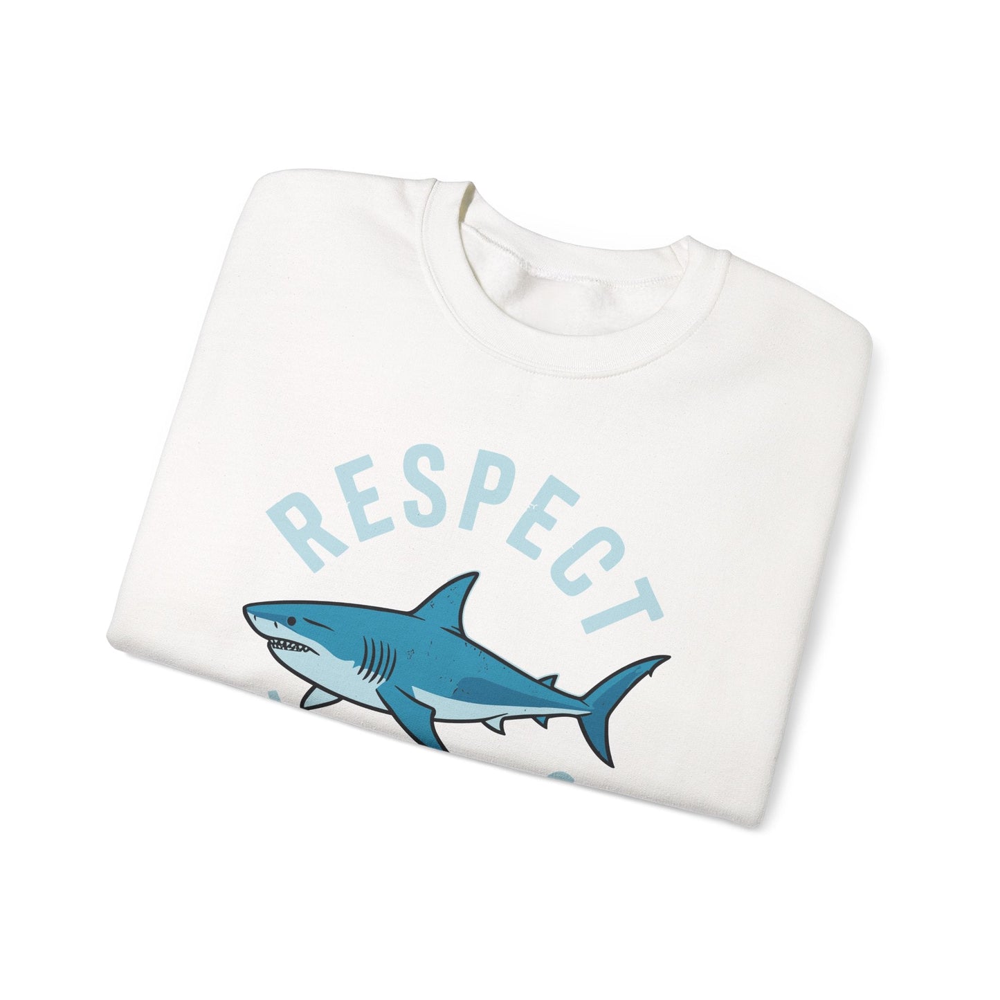 Respect The Locals Shark Ocean Animal Rights Biology Life Sweatshirt