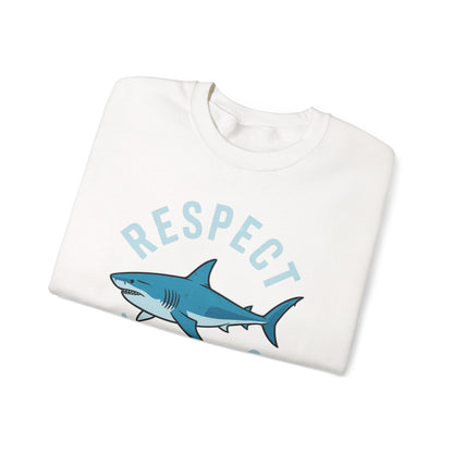 Respect The Locals Shark Ocean Animal Rights Biology Life Sweatshirt