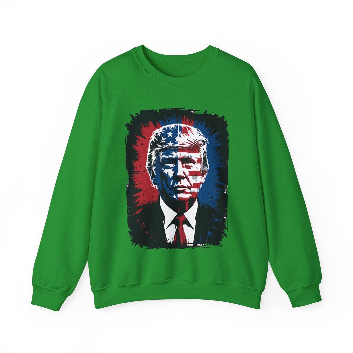 President Trump Portrait 4th July Sweatshirt