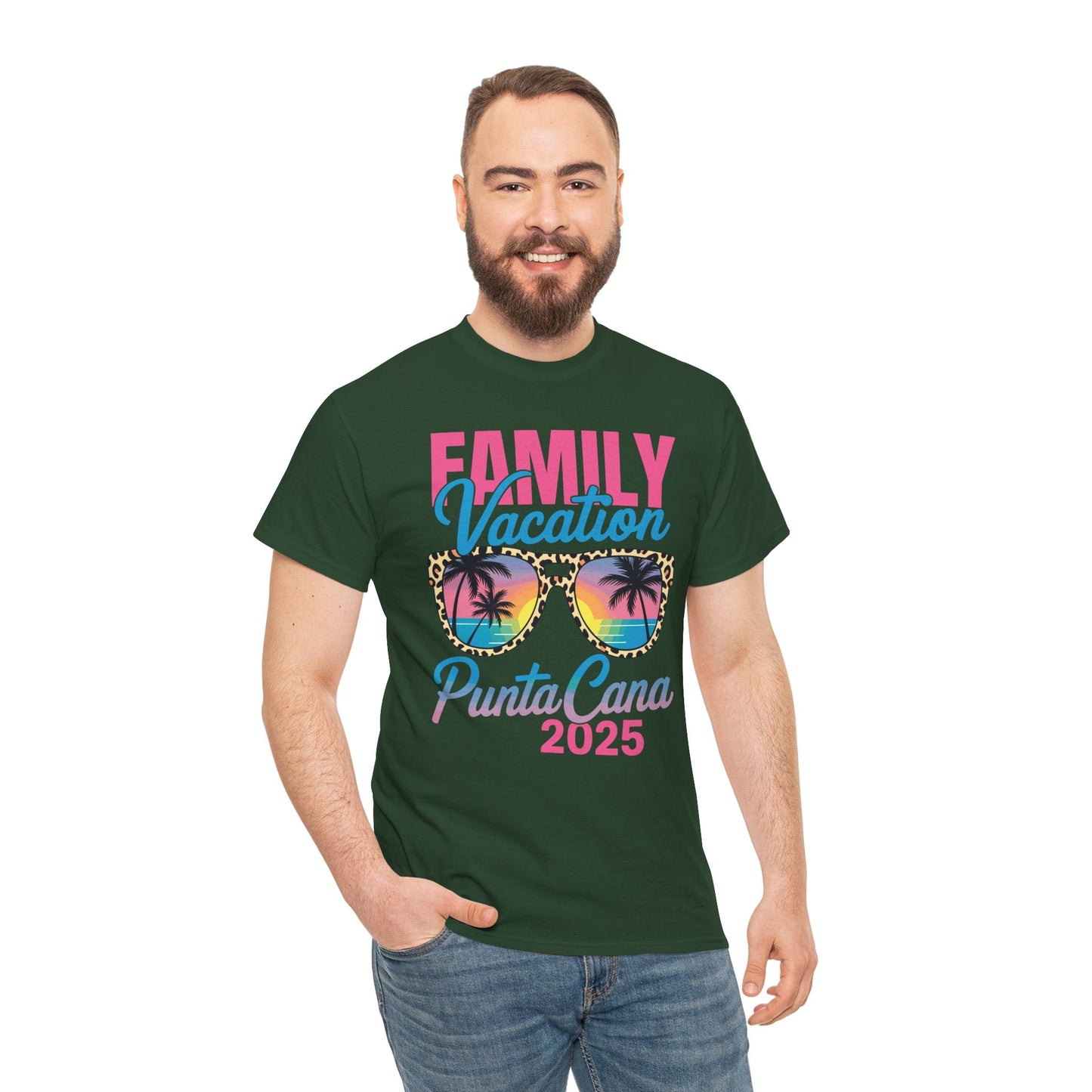 Family Vacation Punta Cana 2025 Matching Holiday Summer T-Shirt