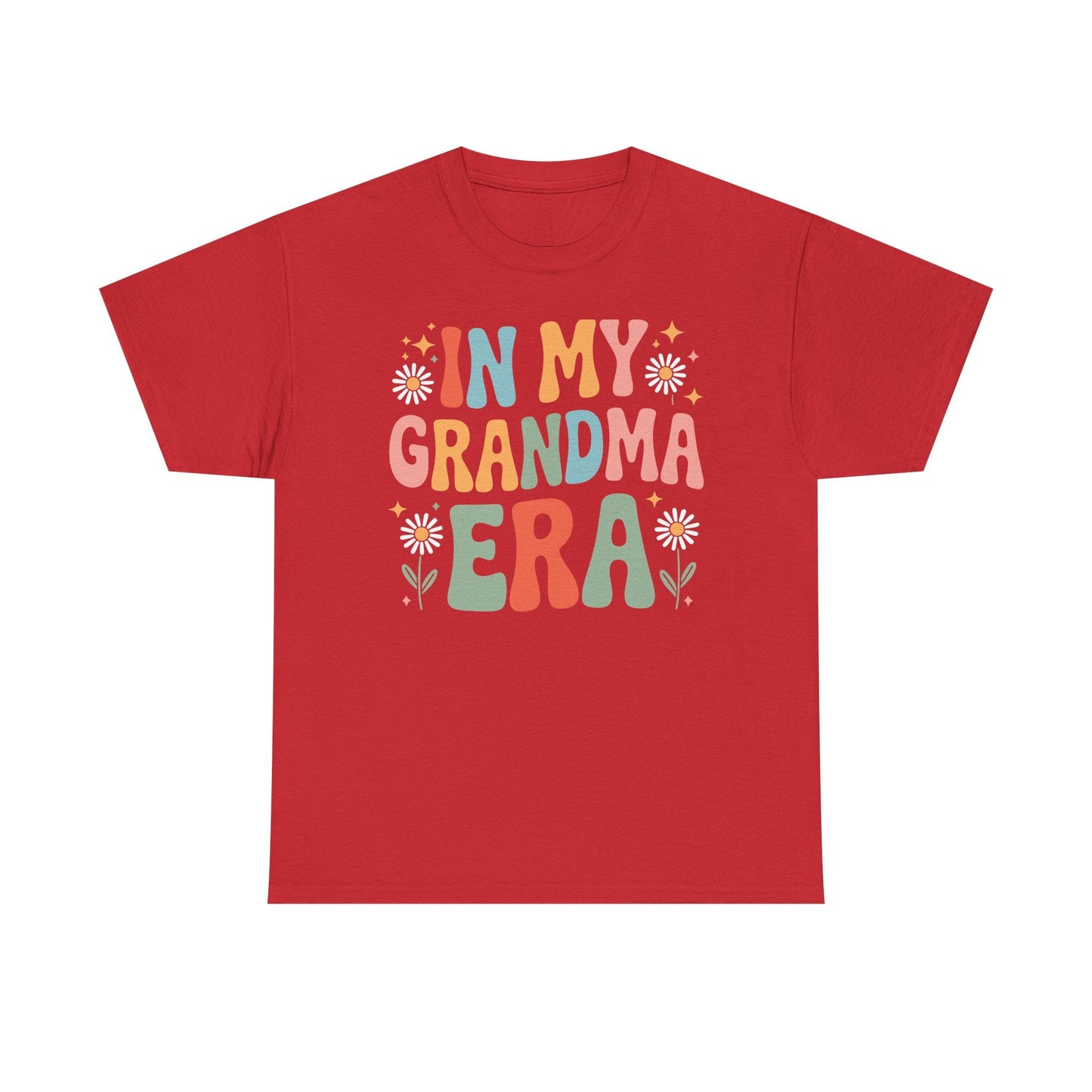 In My Grandma Era Funny Sarcastic Groovy Retro Mothers Day T-Shirt