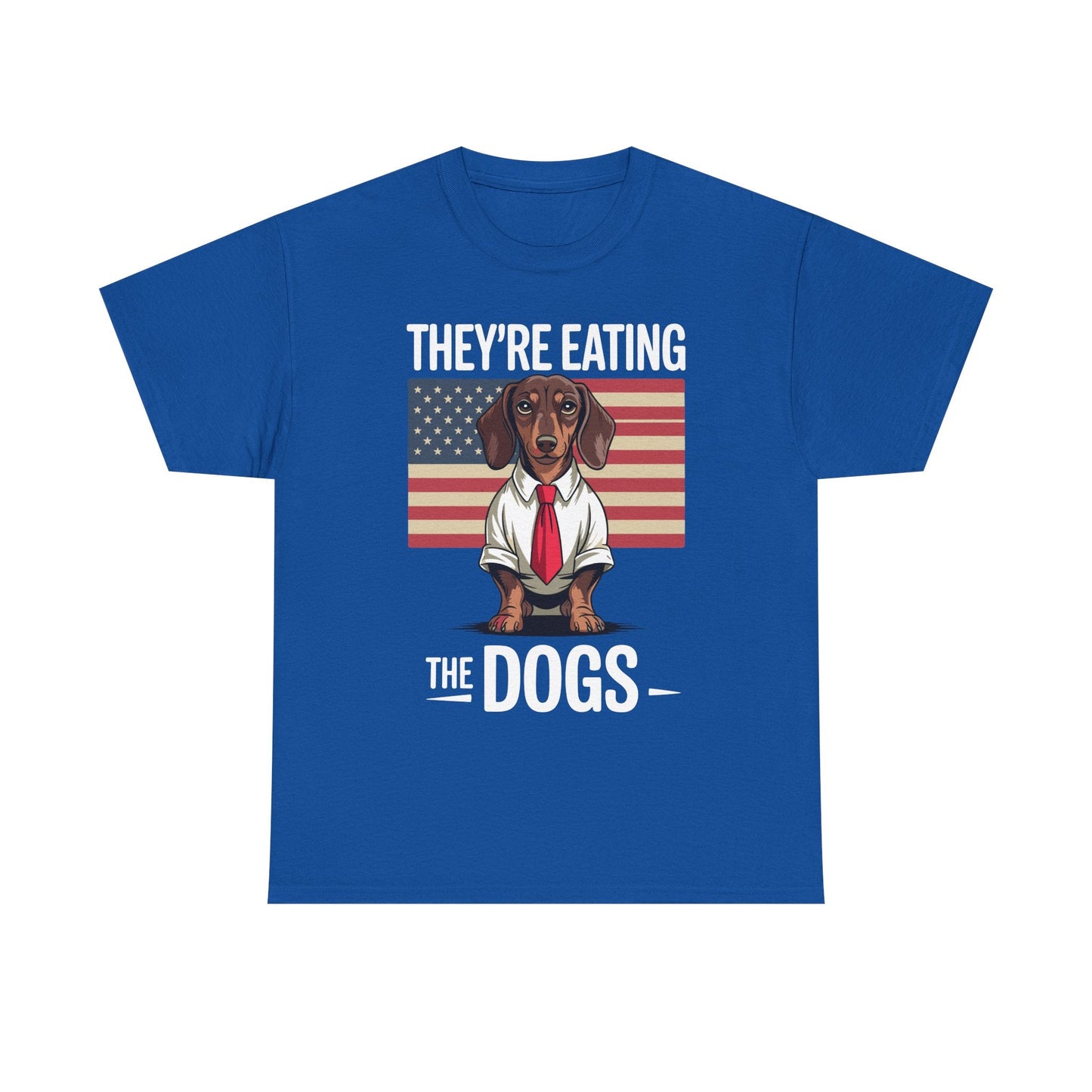 They're Eating the Dogs Trump Hot Dog T-Shirt For Men Women