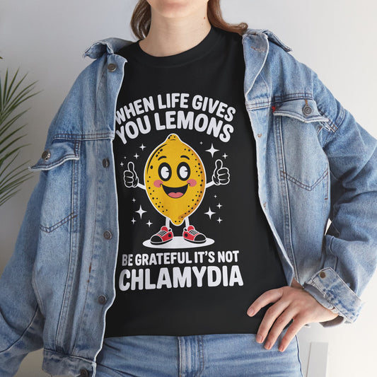 Lemons and Chlamydia Absurd Offensive Meme Sarcastic Edgy T-Shirt