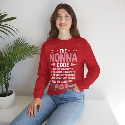 The A Nonna Code Funny Grandma Mothers Day Gifts Sweatshirt
