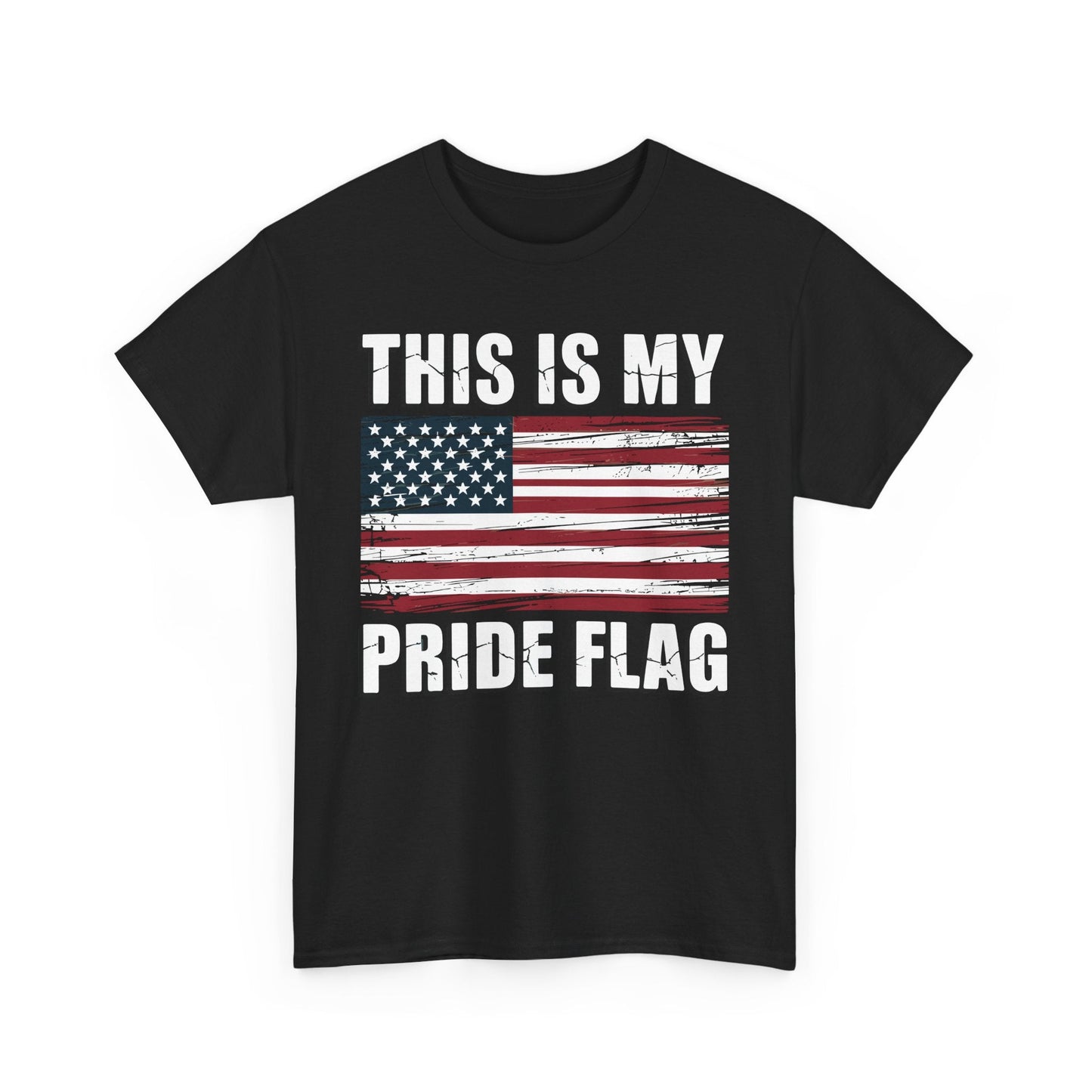 This Is My Pride Flag USA American 4th of July Patriotic T-Shirt