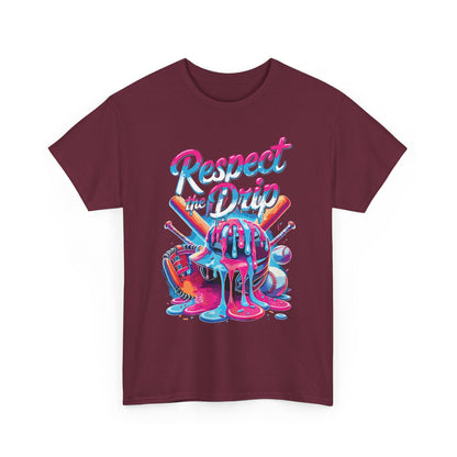 Baseball Drip For Boys Ice Cream Respect The Drip Baseball T-Shirt
