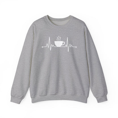Coffee Heartbeat Drinking Coffee Sweatshirt