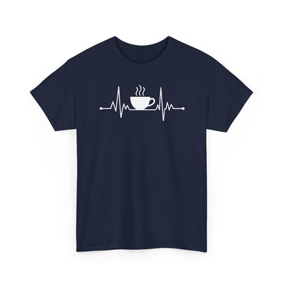 Coffee Heartbeat Drinking Coffee T-Shirt