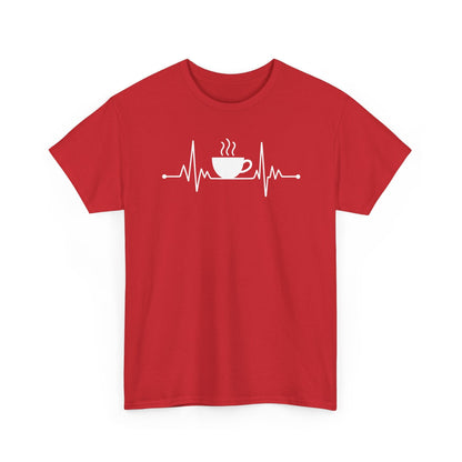 Coffee Heartbeat Drinking Coffee T-Shirt