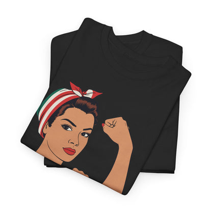 Mexican Girl Mujer Rosie Riveter Cinco De Mayo Fiesta T-Shirt Women