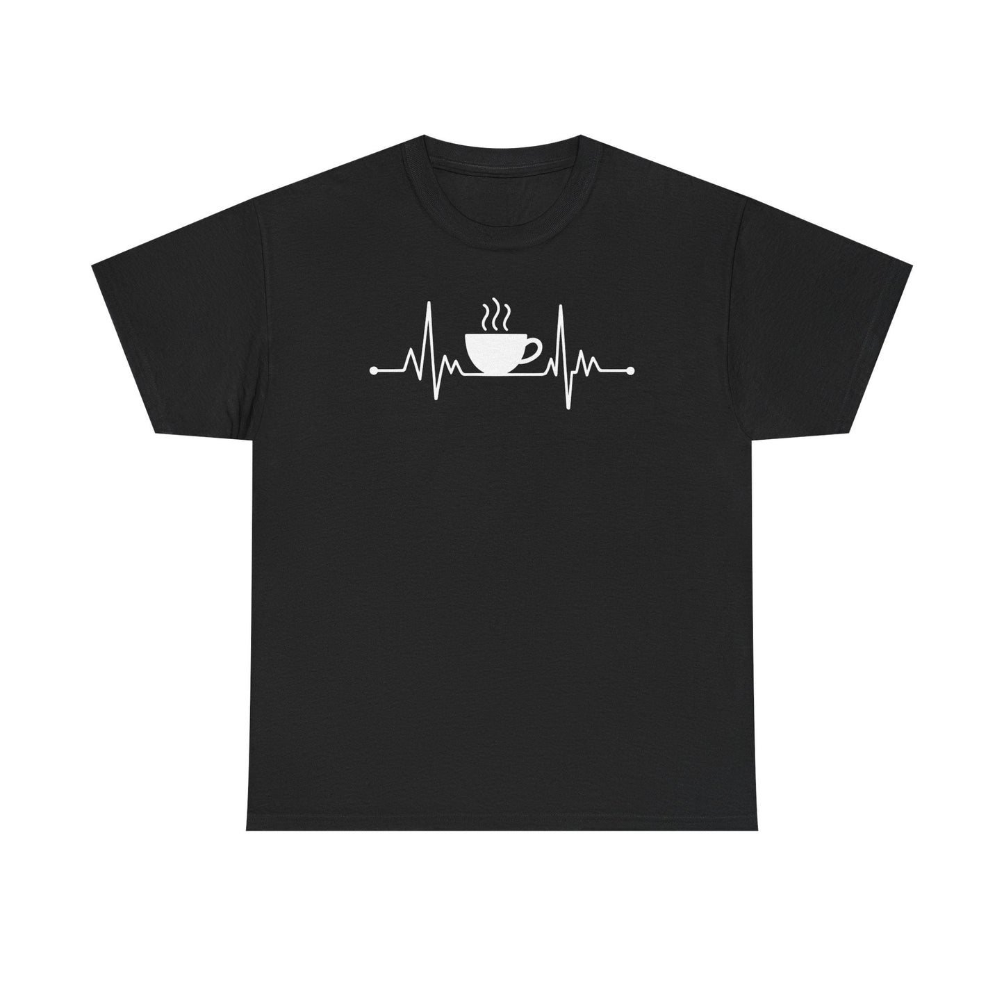Coffee Heartbeat Drinking Coffee T-Shirt