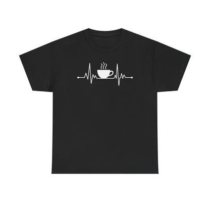Coffee Heartbeat Drinking Coffee T-Shirt
