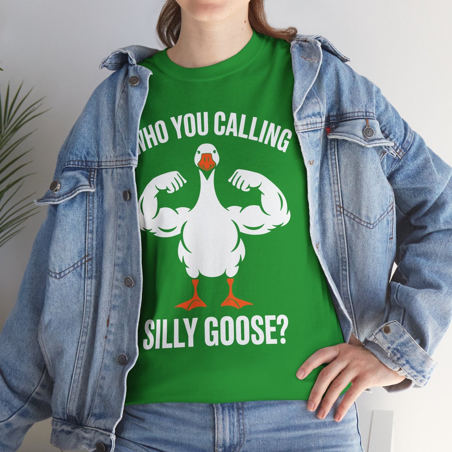 Who You Calling Silly Goose Funny Gym Meme T-Shirt