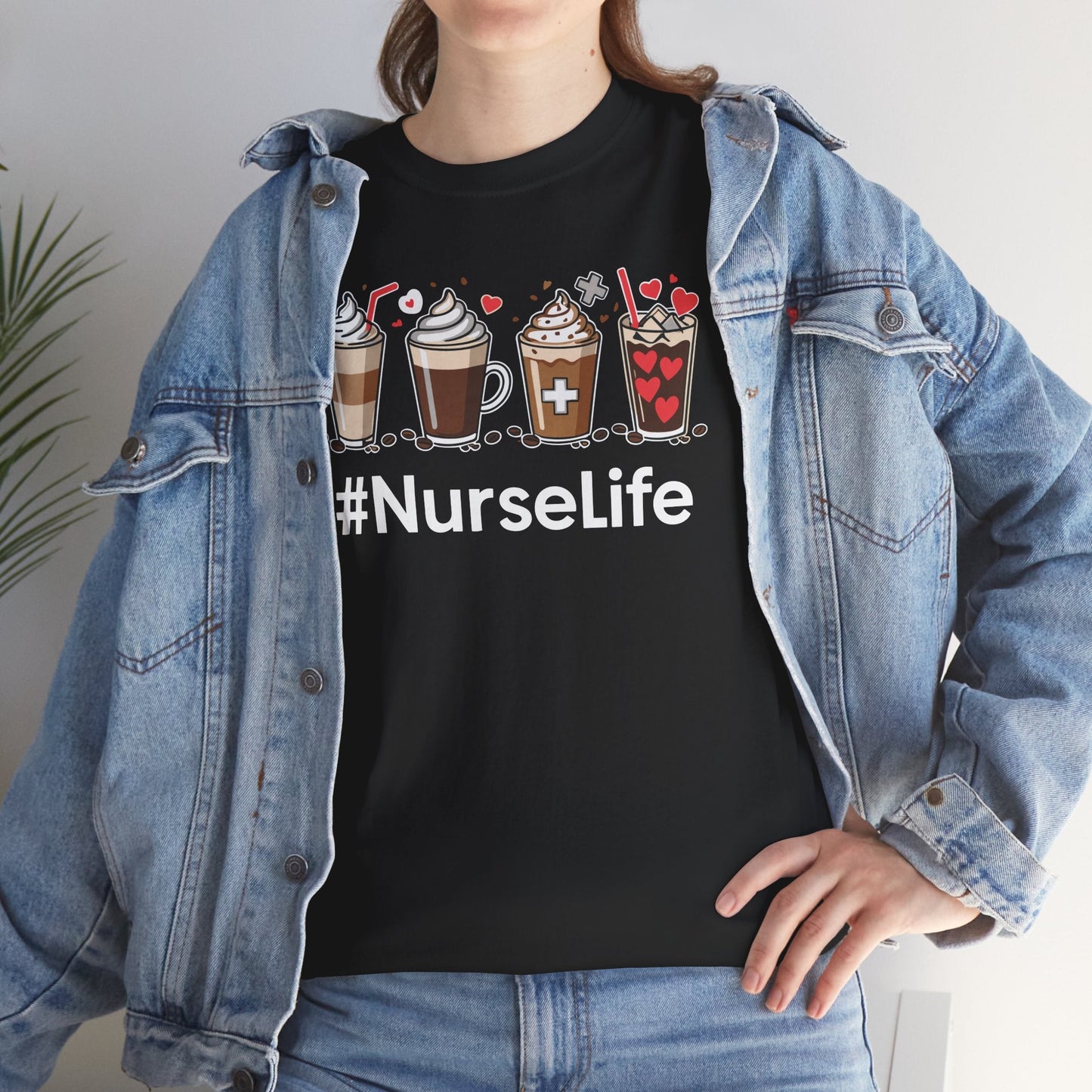 Nurse Life Funny Coffee Nurses Fuel Registered Nurse Medical T-Shirt