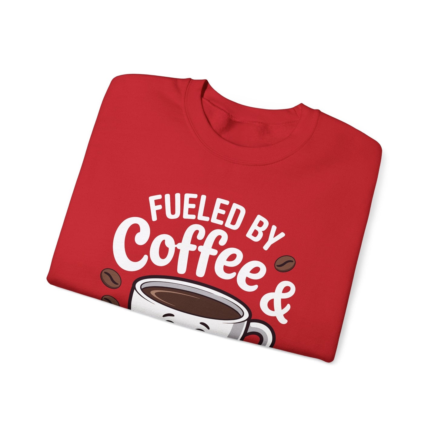 Funny Coffee Lover Fueled by Coffee And Kindness Sweatshirt