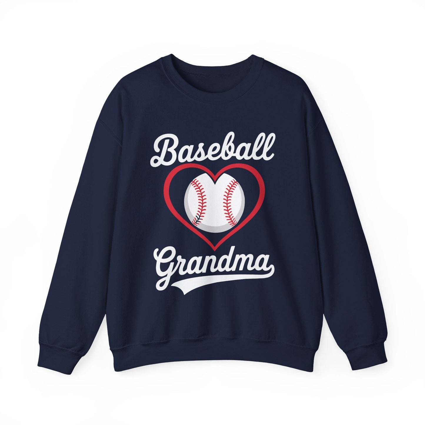 Baseball Grandma Women Baseball Heart Mothers Day Sweatshirt