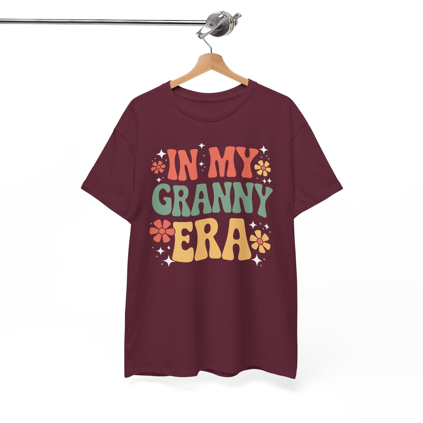 In My Granny Era Funny Sarcastic Groovy Retro Mothers Day T-Shirt