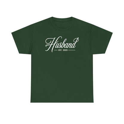 Couples Gifts For Husband And Wife Matching Husband Est 2025 Just Married Honeymoon Wedding T-Shirt