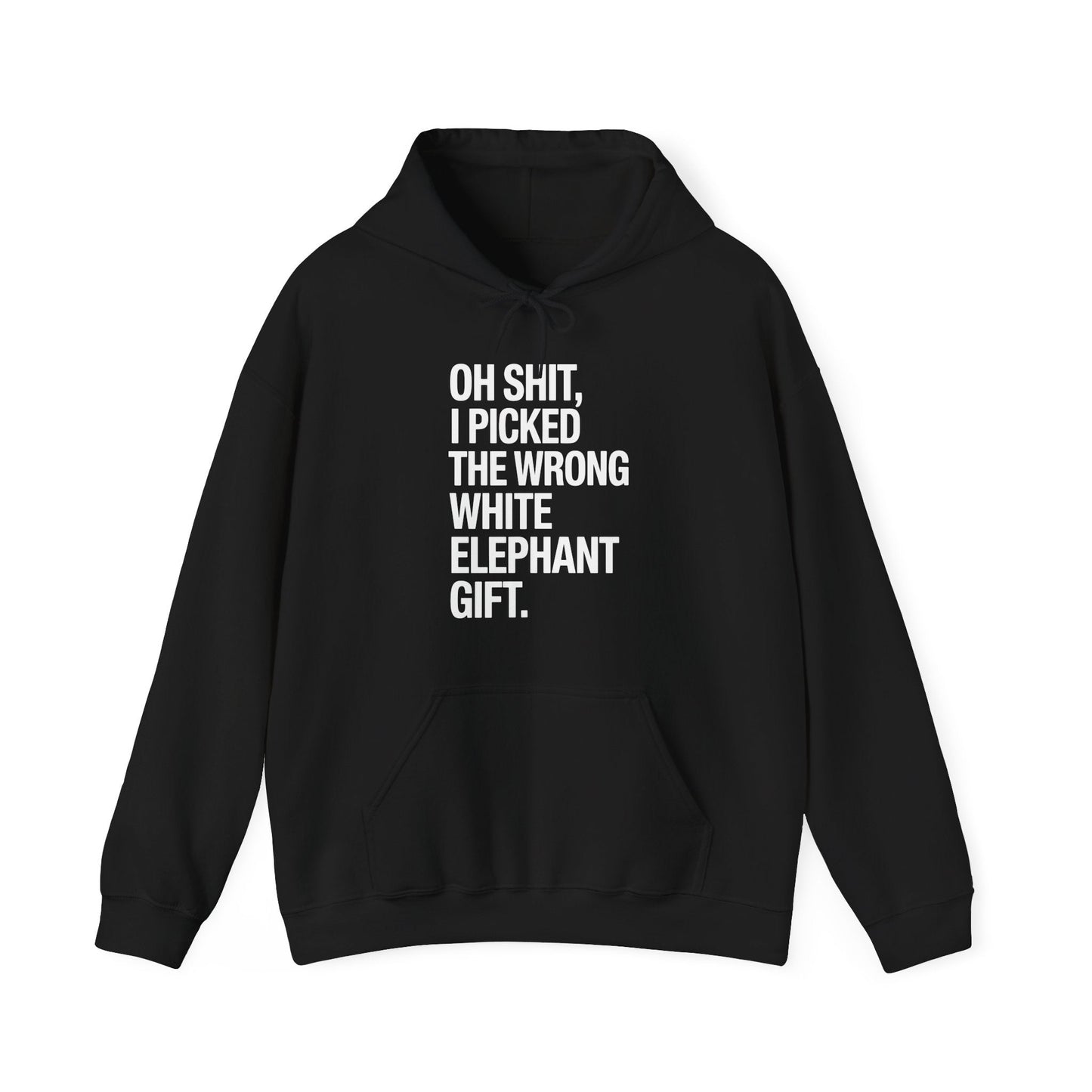 Oh Shit Funny White Elephant Gifts for Adults Under 15 20 Hoodie