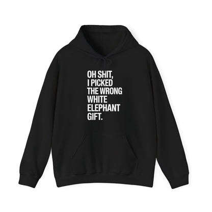 Oh Shit Funny White Elephant Gifts for Adults Under 15 20 Hoodie