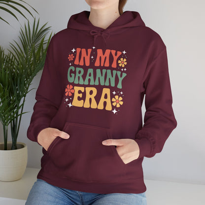 In My Granny Era Funny Sarcastic Groovy Retro Mothers Day Hoodie