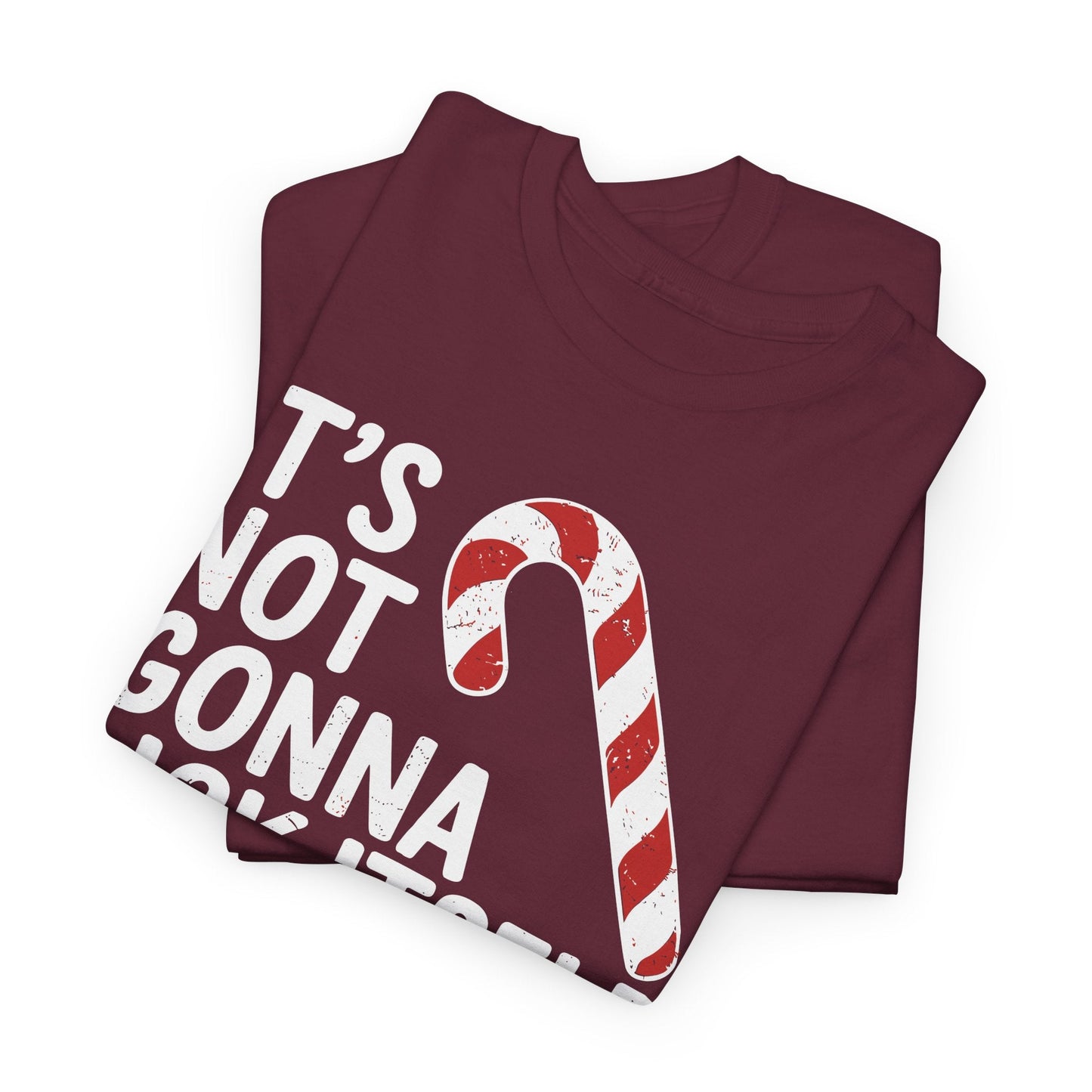 Funny Candy Cane Lick Itself Adult Christmas in July Gift T-Shirt