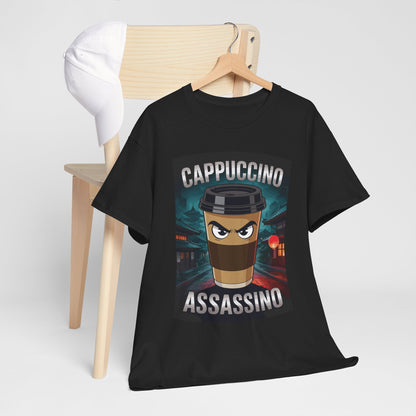 Cappuccino Assassino Coffee Lovers Italian Brainrot Meme T-Shirt