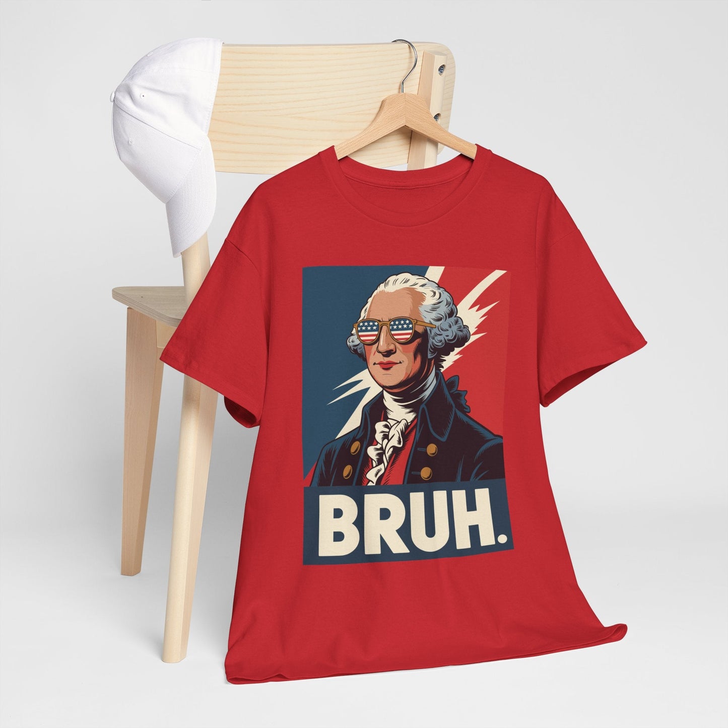 4th Of July 2025 George Washington Bruh. Meme Patriotic T-Shirt
