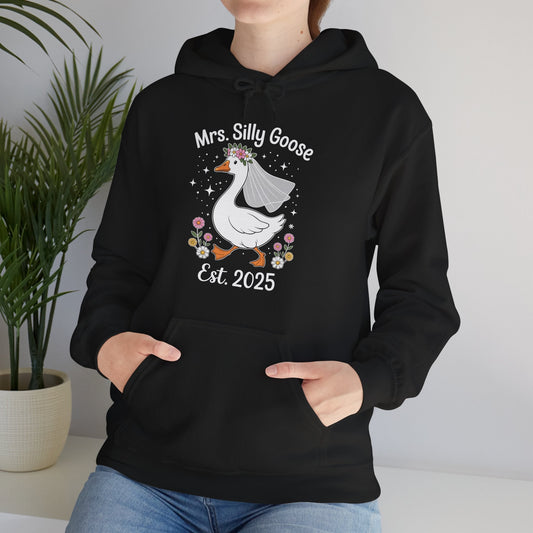 Mrs. Silly Goose Couple Matching Wedding Funny Bride to Be Hoodie