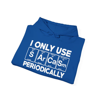 Sarcasm Periodic Table Element Weird Science Joke Gift Hoodie