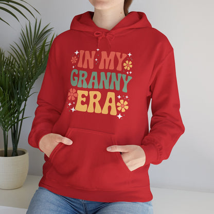 In My Granny Era Funny Sarcastic Groovy Retro Mothers Day Hoodie
