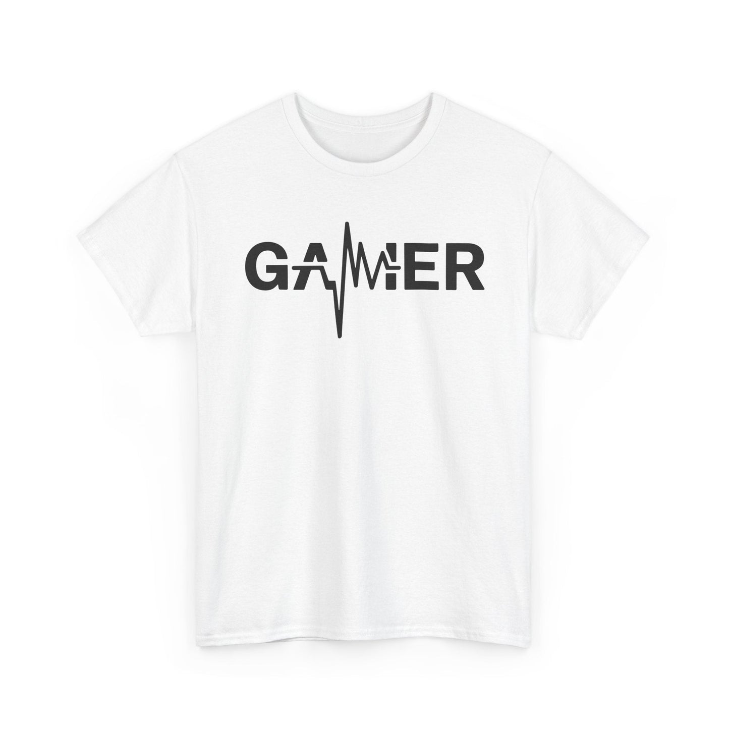 Gamer Heartbeat Video Games Graphic T-Shirt